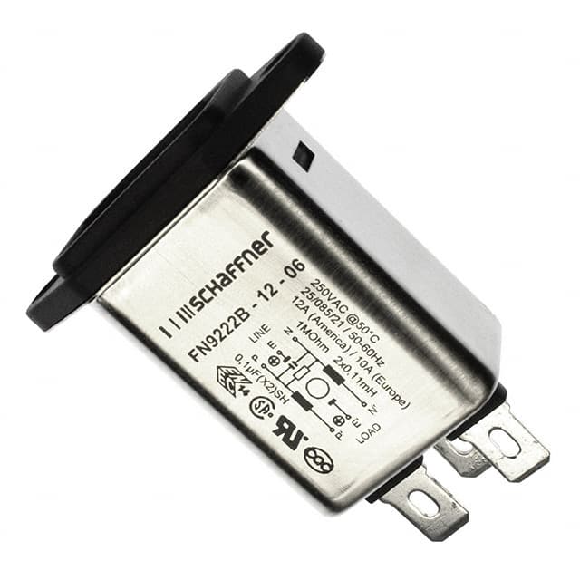 FN9222B-12-06 Schaffner EMC Inc.  Moduli di ingresso alimentazione (PEM)